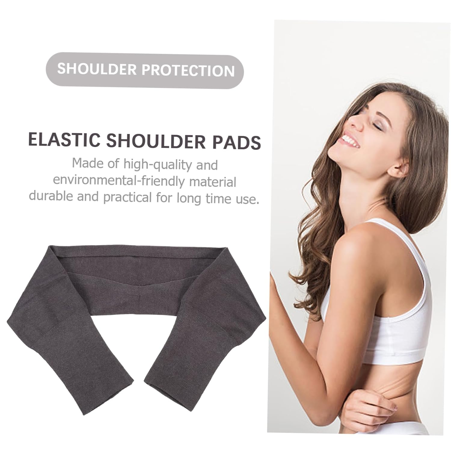 Elastic Shoulder Pad Soft Thick Cotton Shoulder Support for Sleep Warmer Cover Non-slip Pads Comfortable Mat for Women Men