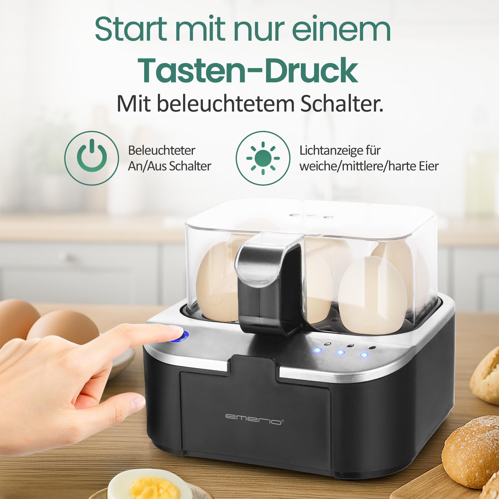 Emerio sprechender Eierkocher – Bild 7