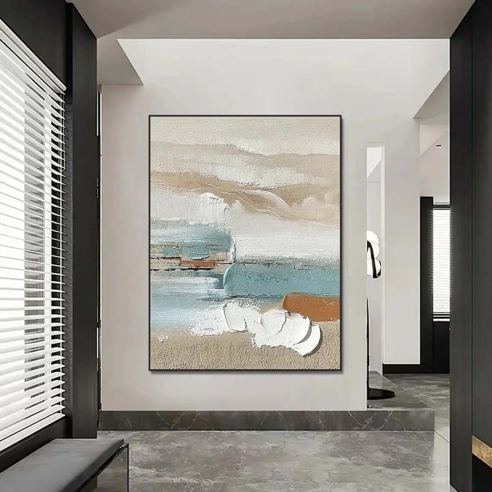 18meng Art Bunt Wandbilder Dekoration Wohnzimmer Schlafzimmer Abstrakt Kunstdruck Bilder 200x100 cm Groß XXL Leinwandbild Deko Wand Wanddeko Bild auf Leinwand Canvas Desing Ungerahmt