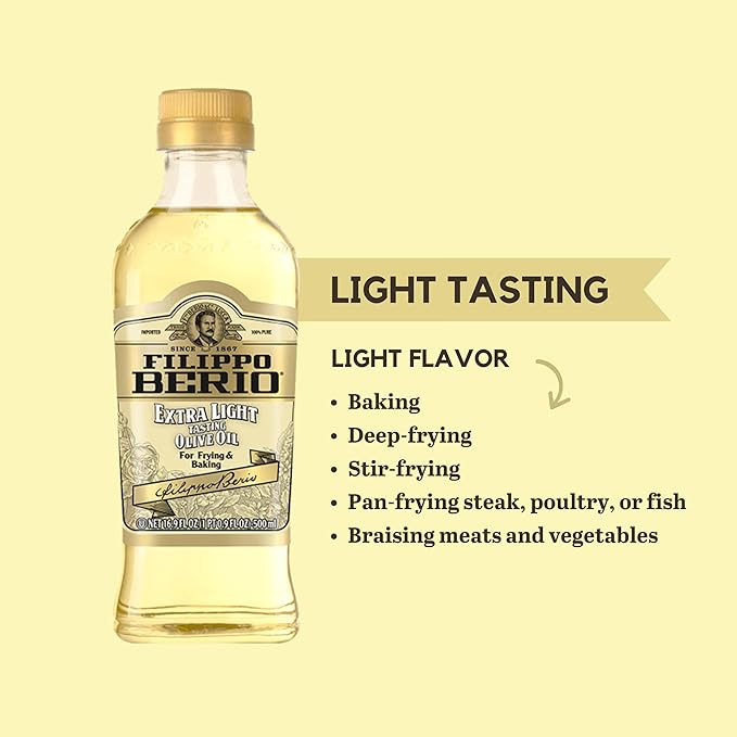 Filippo Berio Aceite de Oliva Extra Light, 500 ml (Pack de 6) miniatura 4