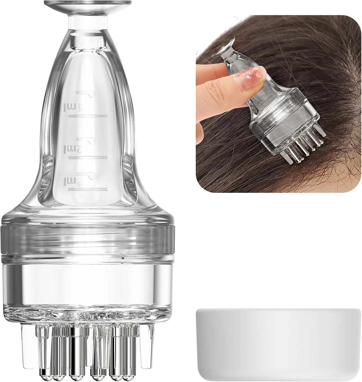 Mesen Scalp Applicator Comb Massage Brush Hair Root Applicator Hair Care Hair Scalp for Medicine Scalp Massage Brush for Hair Treatment Medicine Essential Oil Serum Mesen Scalp Applicator Comb Massage Brush Hair Root Applicator Hair Care Hair Scalp for Medicine Scalp Massage Brush for Hair Treatment Medicine Essential Oil Serum