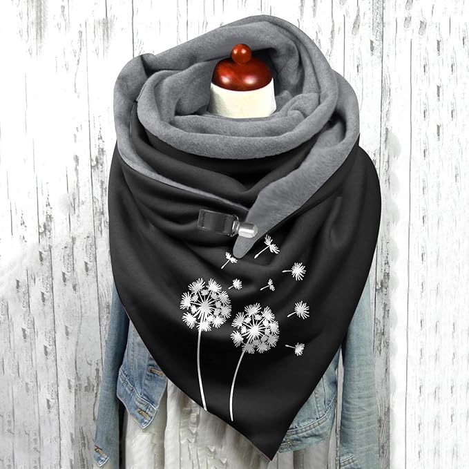 WELROG Damen Schal 130x130cm 100% Baumwolle - Halstuch & Kopftuch In Reinen Farben