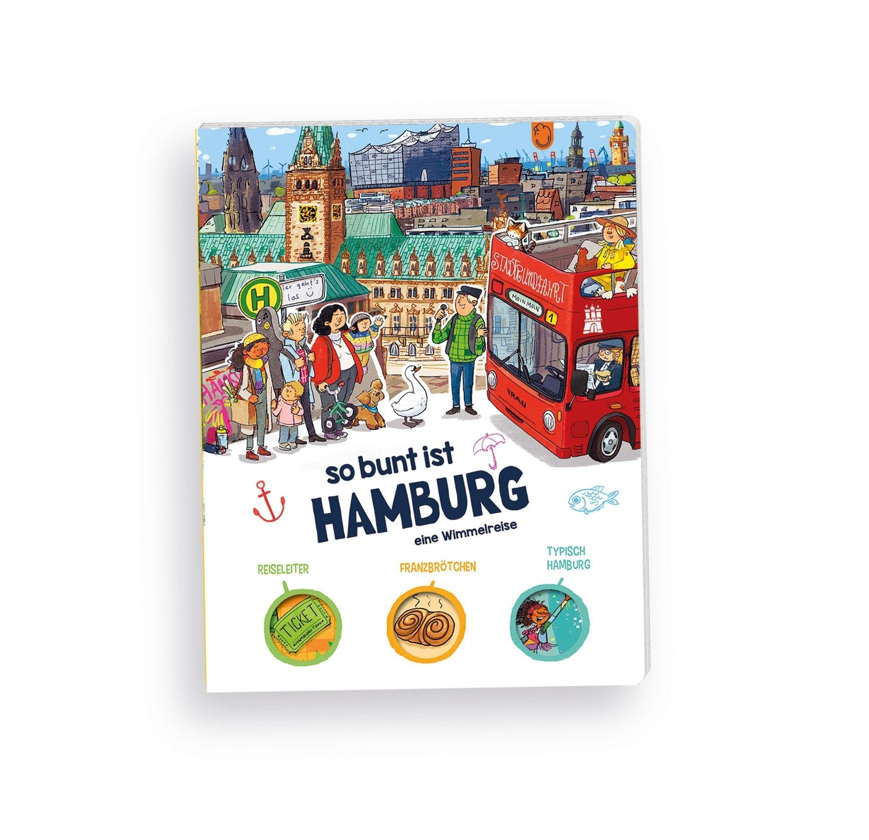Hamburg Wimmelbuch: So bunt ist Hamburg - eine Wimmelreise