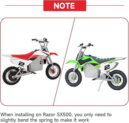 Vista 15 de GREHUA Tensor de cadena ajustador con resorte para maquinilla de afeitar MX500 MX650 SX500 Dirt Rocket Electric Motocross RSF650 Mini Sport Street