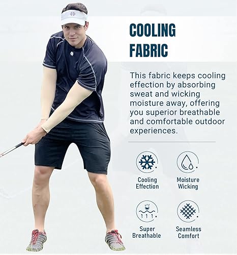 Miniatura 4 de Aegend - Mangas de protección solar con compresión, para cubrir tatuajes, mangas solares para hombres, mujeres y jóvenes