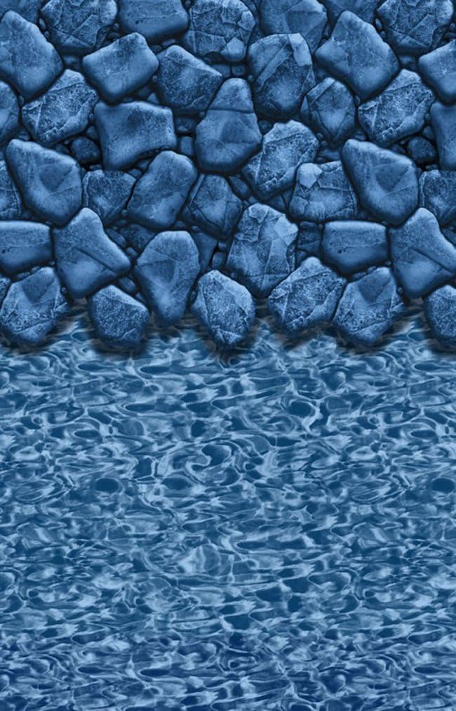 Swimline 24-Feet Round Boulder Swirl Overlap Liner