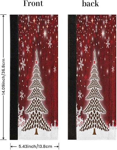 Vista 9 de Pardick Juego de 2 fundas para manija de puerta de refrigerador, huevo de madera de Pascua, lavable, para nevera, lavavajillas, Mocrowave, horno, z