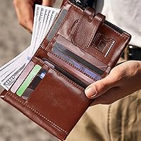 Portemonnee met Ketting voor Heren – Leren Biker Wallets met RFID Prot - Barneys Leather