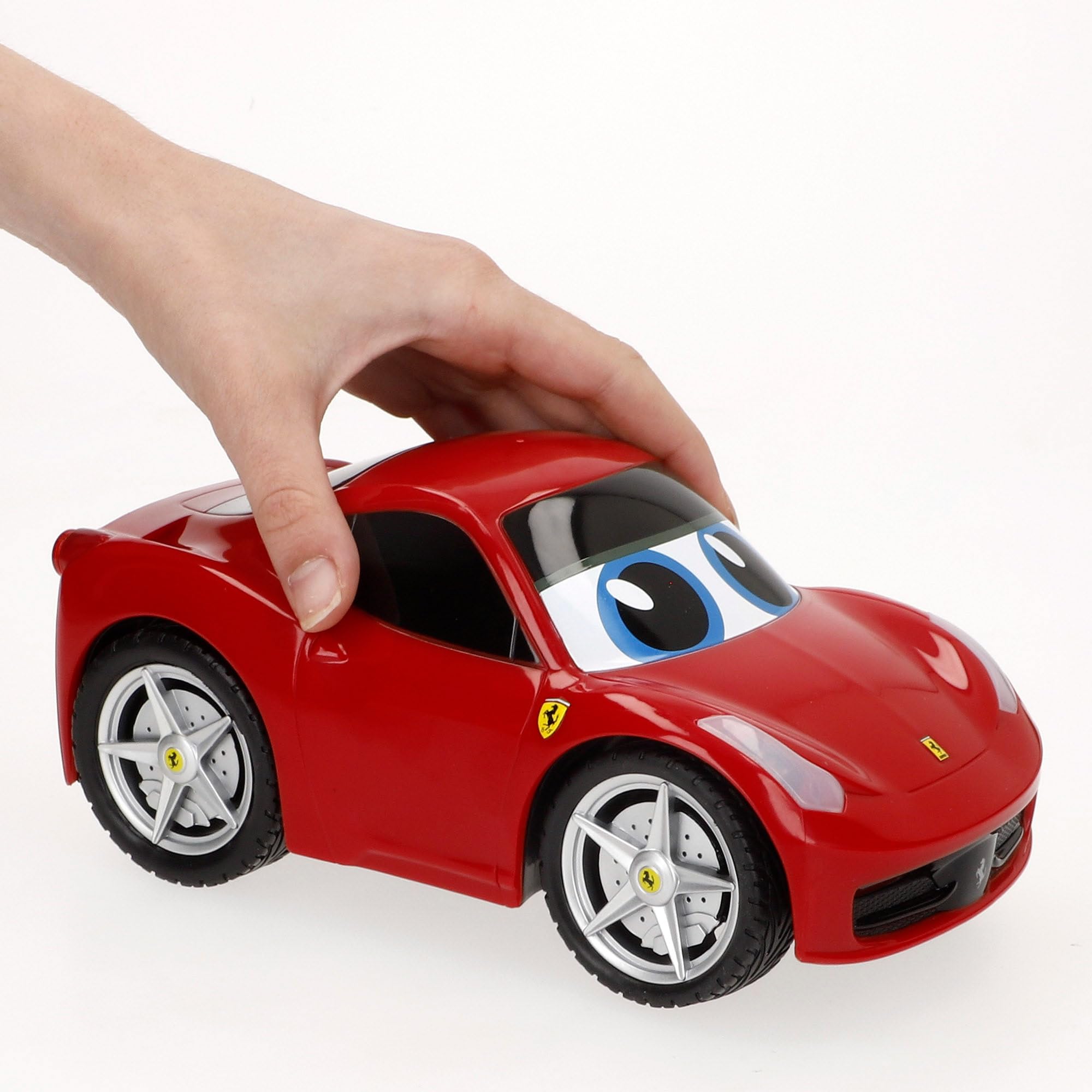Bburago Maisto Francja – 91000 – My First RC Ferrari z kierownicą Gyro/model losowy czerwony