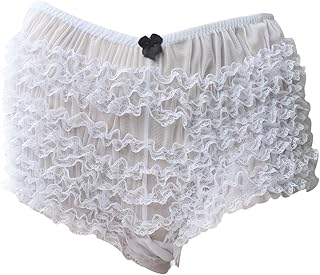 YiZYiF Ladies Knickers Frilly Underwear Boy Shorts Hot Pants Fancy Dress Dance Show Costume