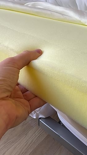 Novilla Matratzen Topper 120x200 7.5cm Höhe Bambus-Schaumstoff MatratzenTopper für Boxspringbett Wohnwagen Schlafsofa Matratzenauflage Bezug Waschbar Oeko-TEX