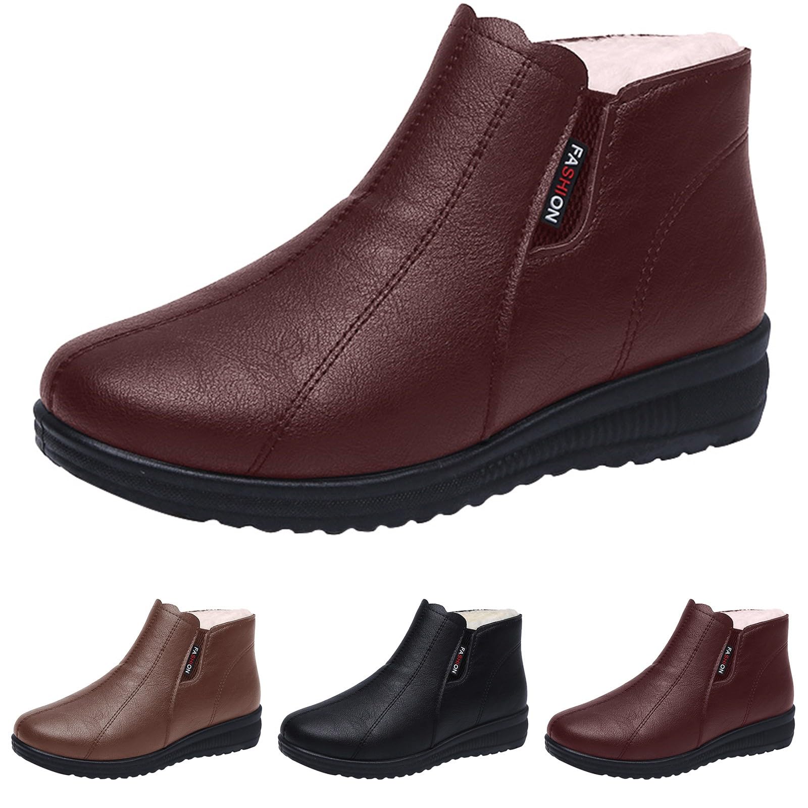 Generisch Scarpe da trekking calde scarpe da sci all'aperto ispessimento scarpe da donna 41