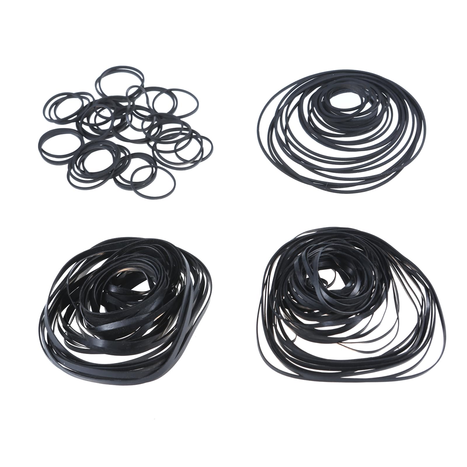 Nastro per cassette da 1 mm, 2 mm, 3 mm, piatto/quadrato, per lettori e videoregistratori, cinghie in gomma per registratori