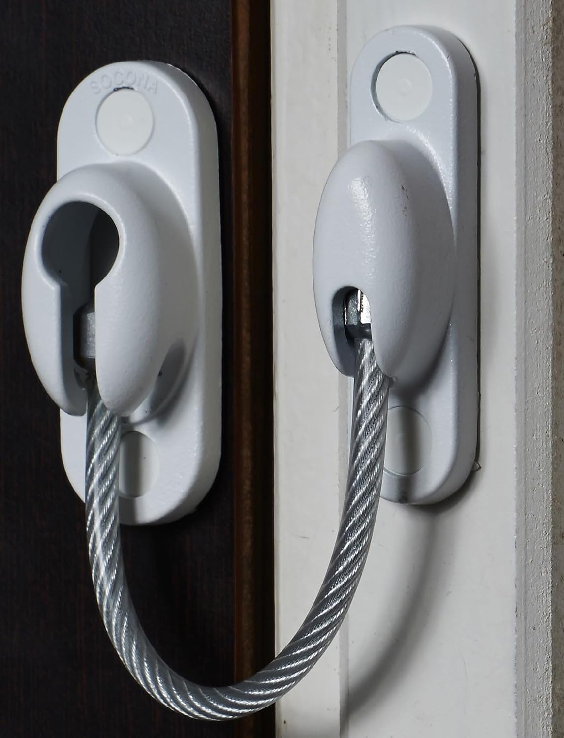 x1 Blocking Clip to Door Chain Chrome