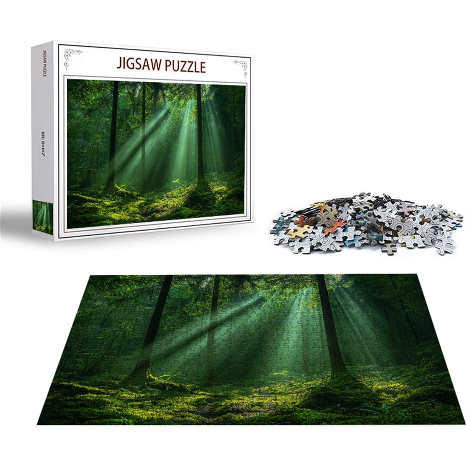 Puzzle 2000 sztuk las puzzle krajobraz drewniane układanki, klasyczne dla dorosłych diY gra wyzwanie idealnie pasują między literami z tyłu układanki dla dzieci i dorosłych wiek 14 lat Z-7