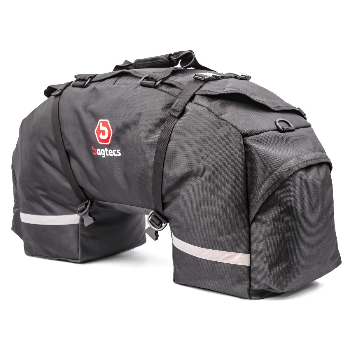 Bagtecs Sacoche de Selle Moto/Sacoche arrière SX80 70L Noir