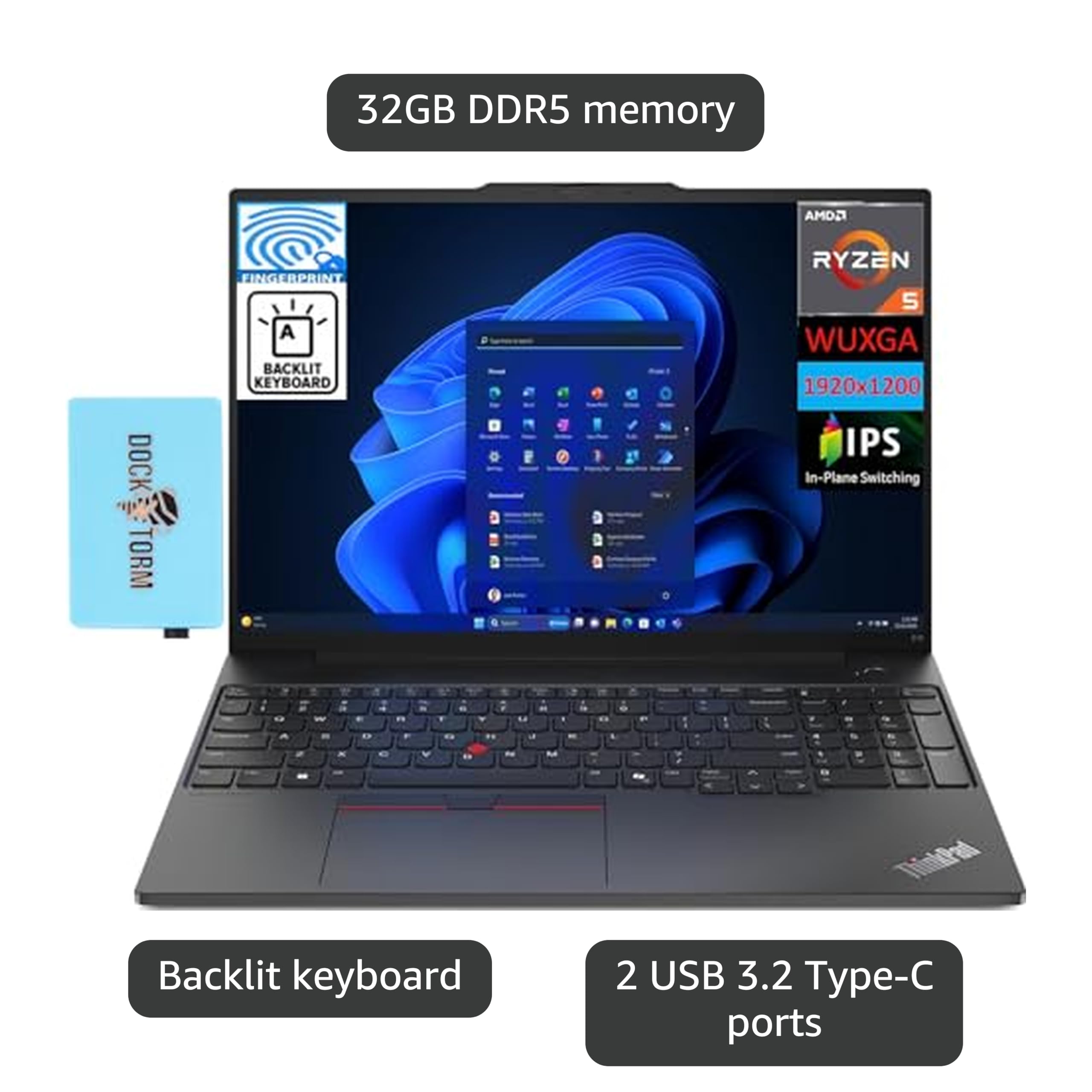 Amazon.com: Lenovo Thinkpad E16 Business Laptop 16.0