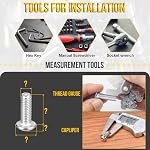 DTGN 148Pcs M6-1x10/12/16/20/25/30/35mm Button Head Socket Cap Screws - 304 Stainless Steel Bolt Nut Set Washer Assortment Kit - Good for Road Bicycle, Mountain Bike, Auto