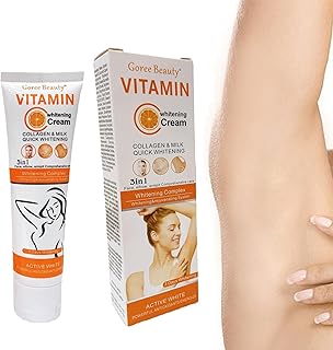 Creme Clareador, Creme Clareador Pele, Creme Branco Axilar, Clareador Escuro Cotovelos e Joelhos | Creme de clareamento suave para iluminar e hidratar axila, coxa interna, partes íntimas