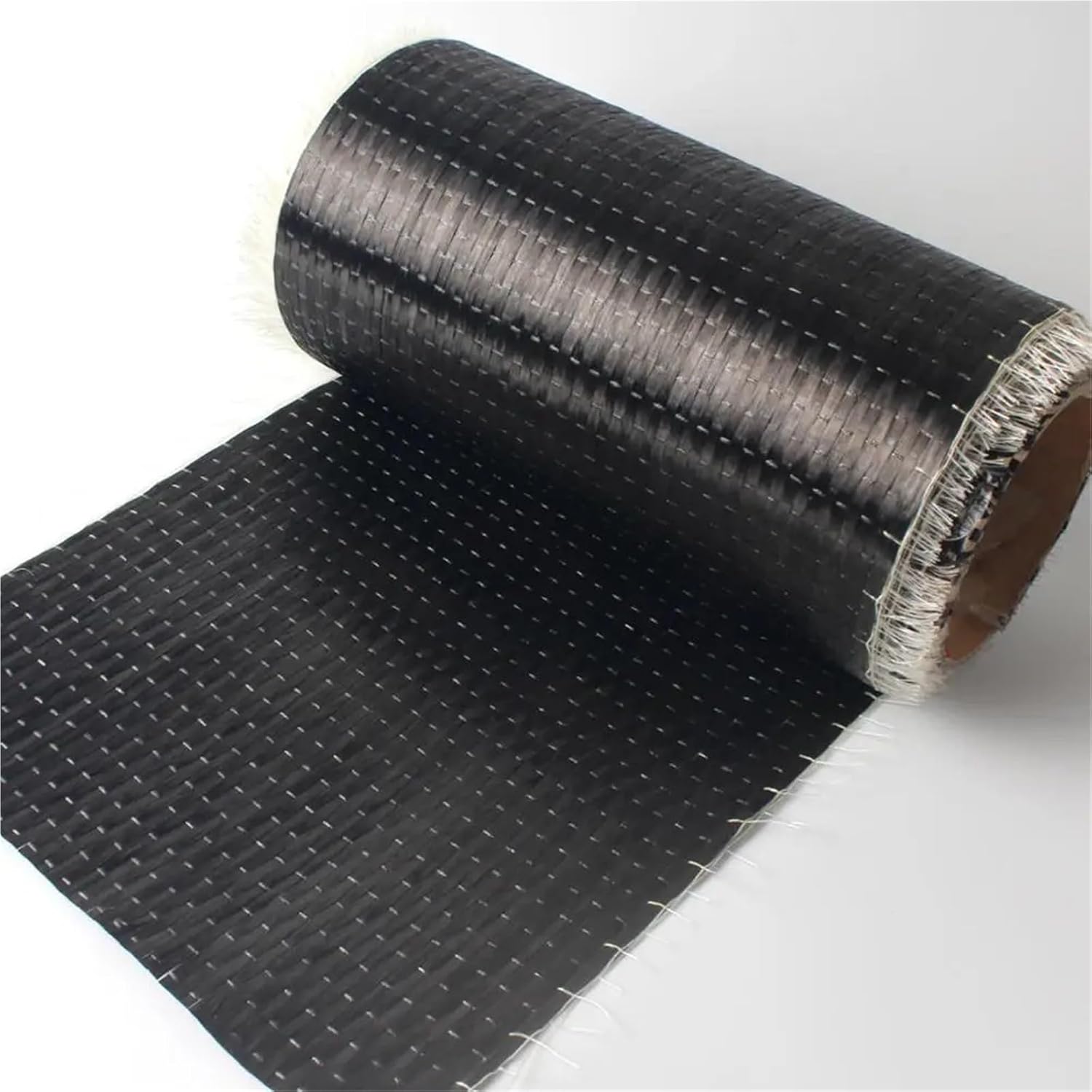 Carbon Fiber 12K Unidirectional Fabric 200g/m2 Carbon Yarn Woven Interlayer Reinforcement Cloth 0.2m Width