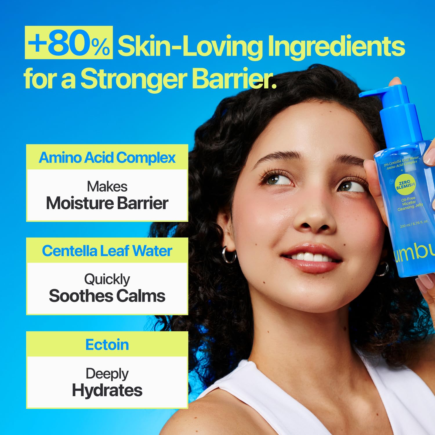 Amazon.com: numbuzin Zero Blemish Centella Micellar Cleansing Gel