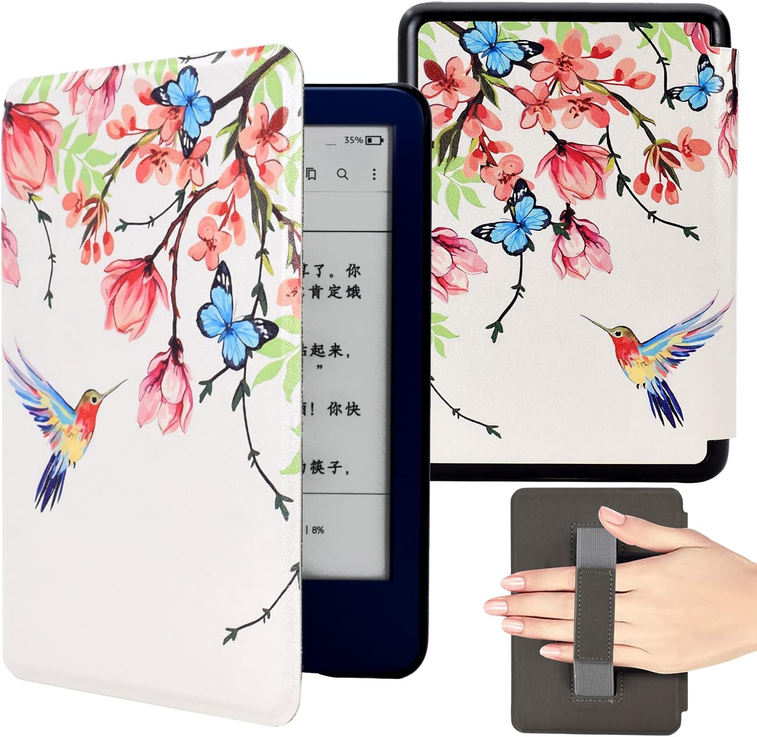 AUSMIX Case for AllNew 6" Kindle 11th Generation2022 Kindle 6 inch Case (Model C2V2L3),Slim PU