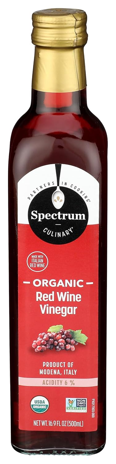 Spectrum Culinary Organic Red Wine Vinegar, 16.9 fl. oz.