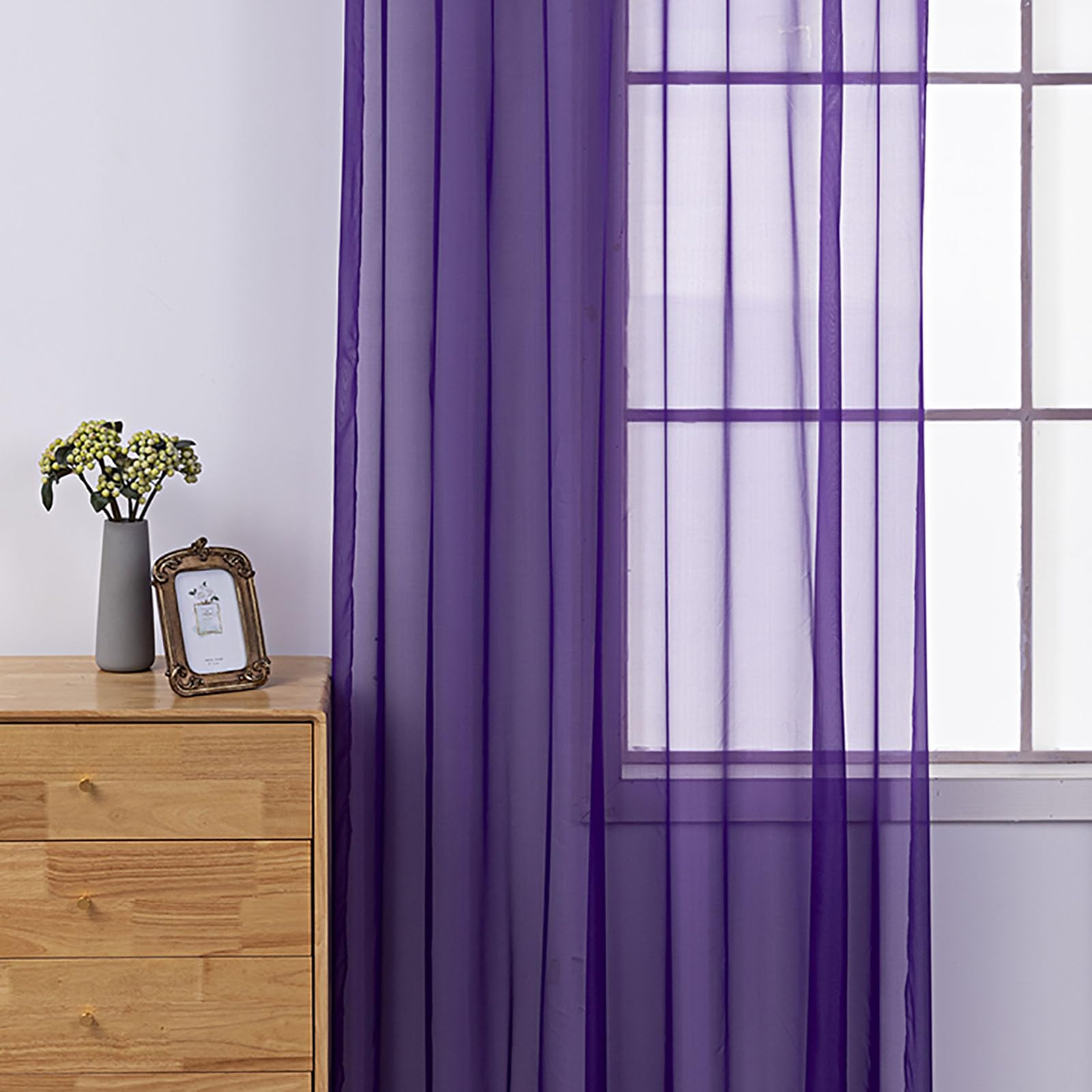 Tenda Per Porta In Pizzo Da 60 Cm X 180 Cm, Tende In Voile Semitrasparenti Tenda Ricamata Per Arredamento Casa Soggiorno Camera Da Letto Bianco 87064034