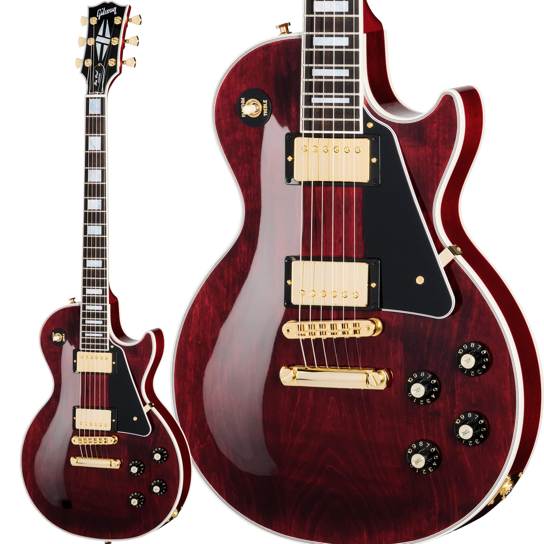 Amazon | Gibson Les Paul Custom 70s Wine Red エレキギター レス