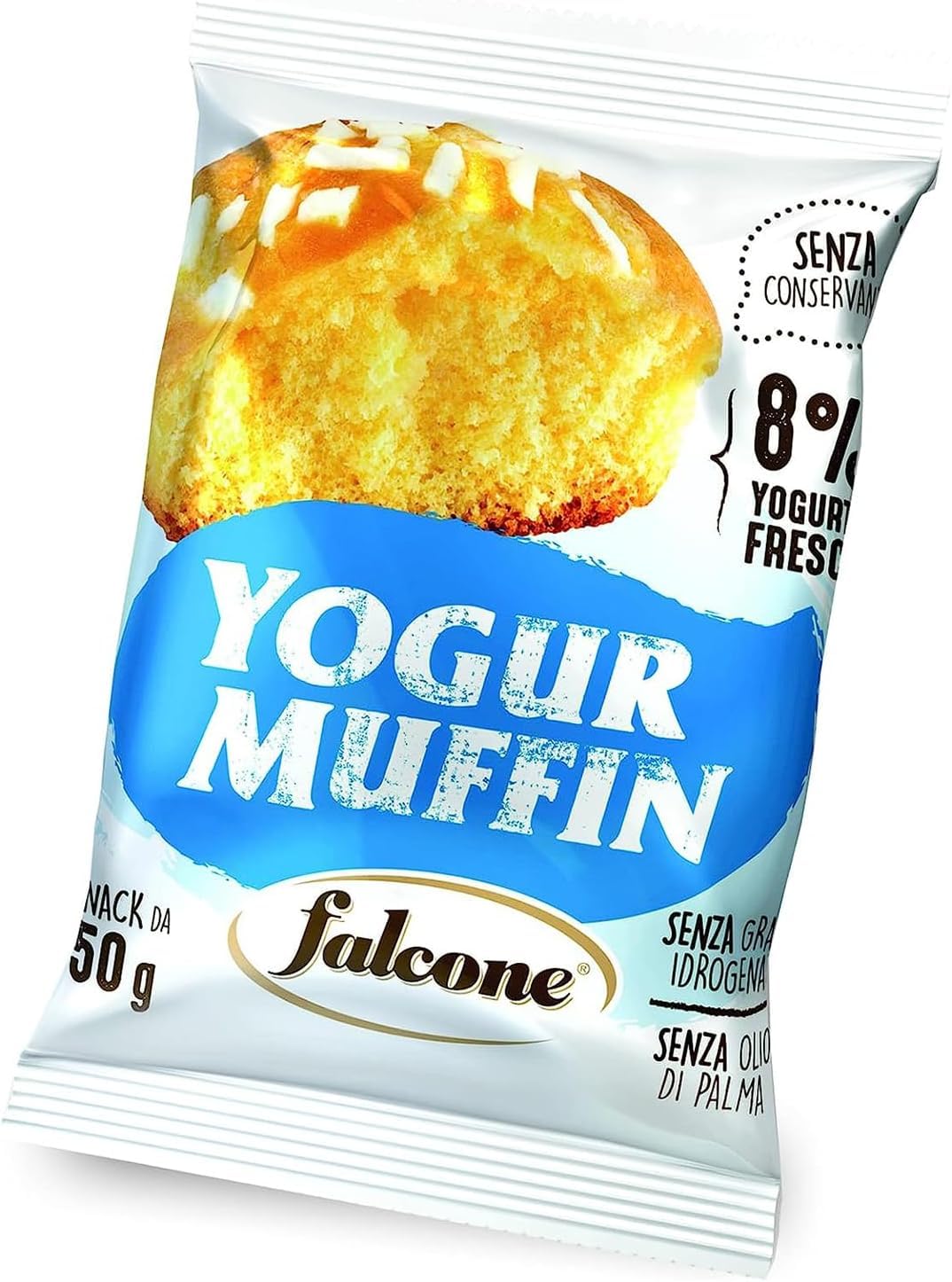 Falcone Muffin assortiti da 18 muffin da 50gr in gusti FRUIT, CIOKO, YOGURT e PISTACCHIO - Buon Mattino - Hotel - Albergo