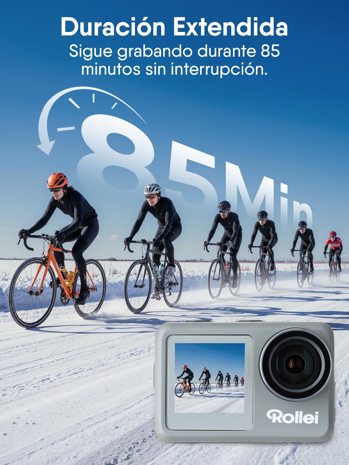 Cámara de Acción, Rollei Actioncam 9s Plus Cámara Deportiva 4K 60FPS