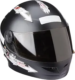 CAPACETE FECHADO PRO TORK LIBERTY FOR KIDS SOLID PRETO FOSCO TAM. 54 VIS. FUMÊ
