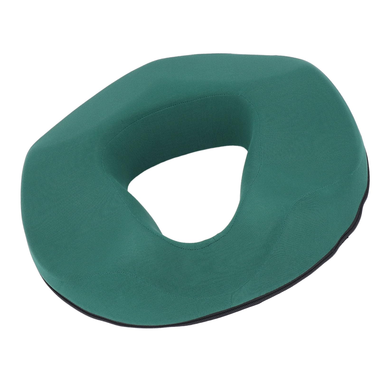 Cuscino a Ciambella in Memory Foam Cuscino Ergonomico per Alleviare la Sciatica su Sedia da Ufficio Sedia a Rotelle per Auto 16,54 X 14,76 X 3,74 Pollici (Verde)