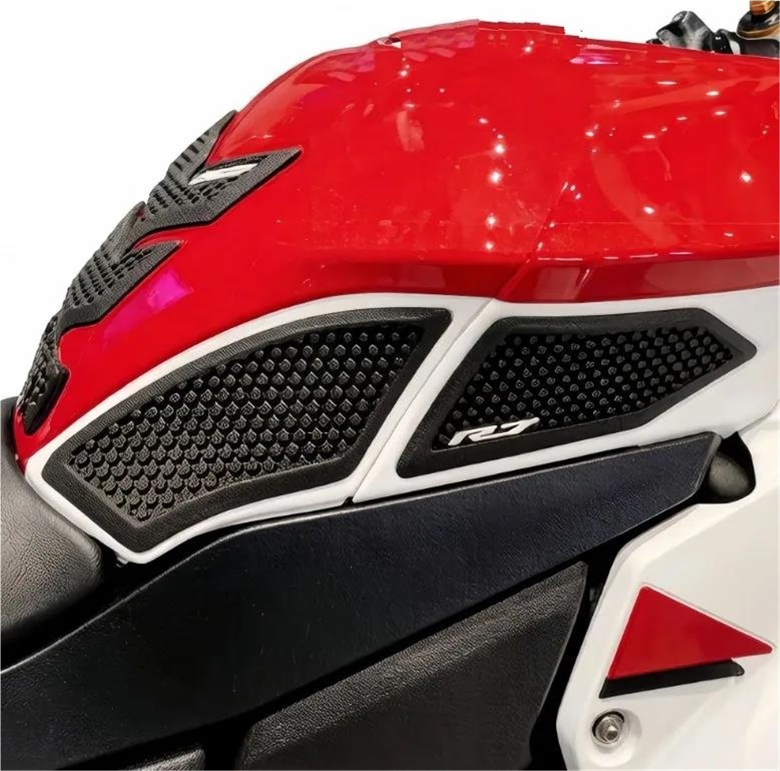 Almohadilla Pegatina Depósito Combustible Motocicleta Para YAMAHA YZF-R7 YZFR7 YZF R7 2026 Protector Lateral Goma Antideslizante Almohadilla Impermeable Pegatina Protector De Depósito Moto