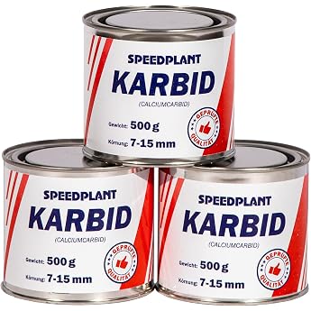 Carbide 1.5 kg 3 x 500 g - Carbide Kabitt Carbide Small Grit 7-15 mm - 3 cans