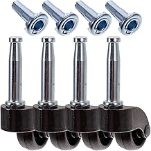 Angoily Rodízios Pesados Rodízios De Móveis 4 Peças Rodízios Substituíveis Cadeira De Escritório Rodízios De Metal Móveis Perna Para Mesa Rodas De Móveis