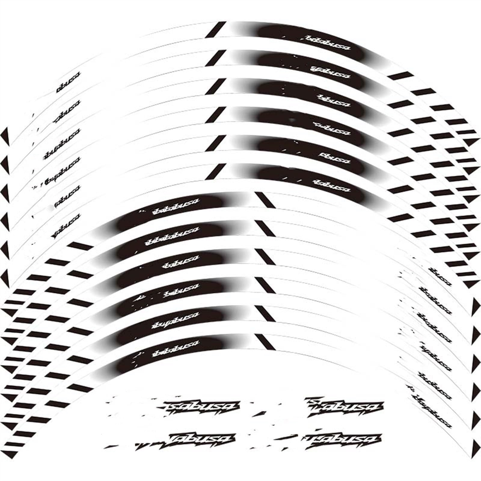 Motorcycle Wheel Sticker Rim Decal Hub Stripe Tape for Suzuki Hayabusa GSXR1300 GSX1300R GSXR1300R Decorative(Color4)