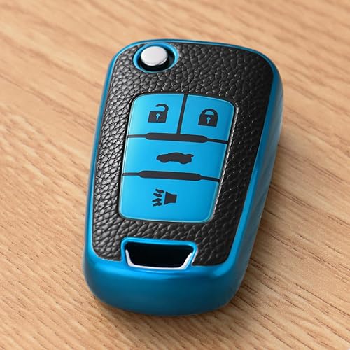 Miniatura 7 de ELOHEI Funda para llavero de Chevy, funda de TPU suave para Chevy Chevrolet Equinox Camaro Cruze Malibu Sonic Volt Park Impala Buick Encore Allure