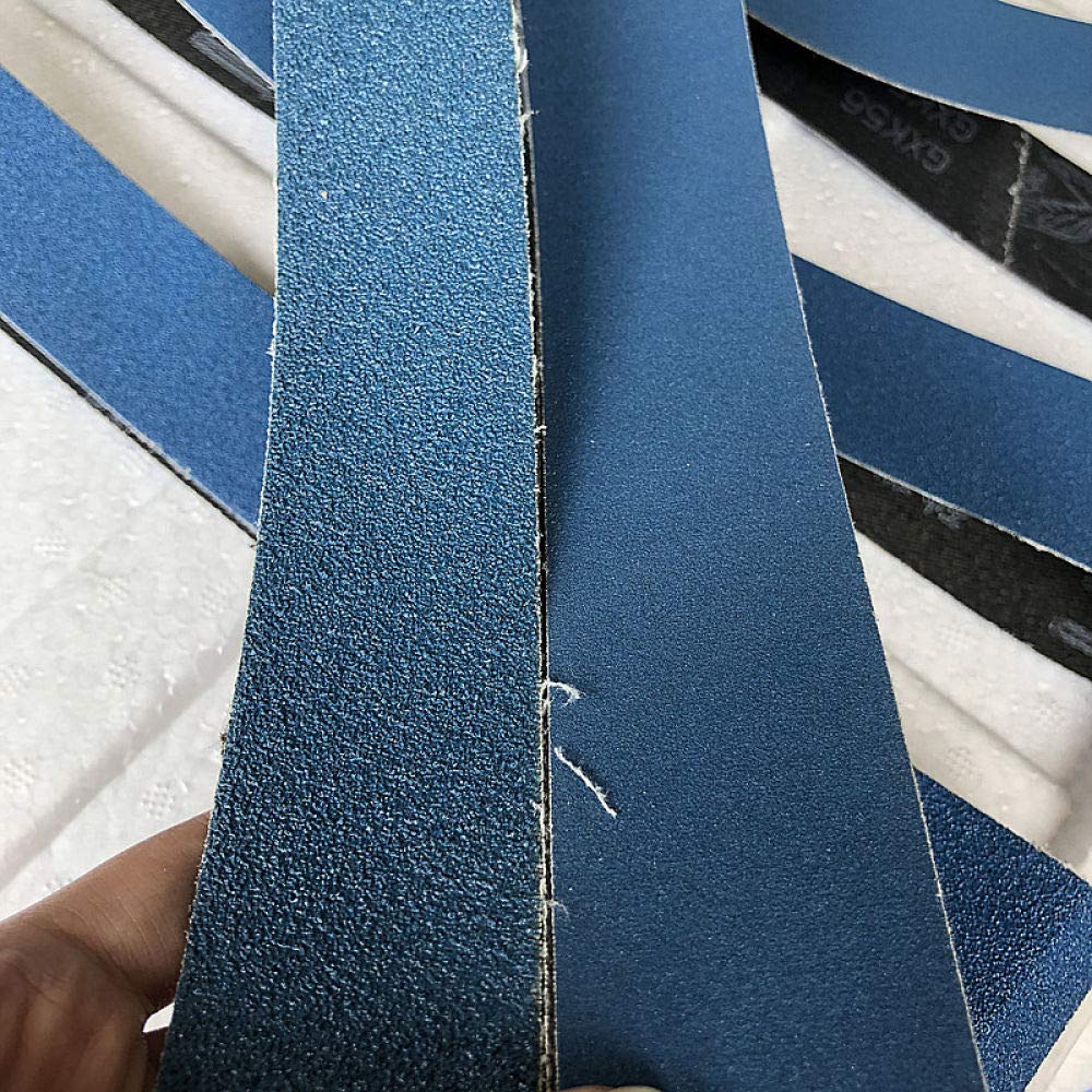 5 pezzi 40 * 760mm nastri abrasivi abrasivi per levigatrice a nastro pneumatico zirconia allumina per levigatura metalli lucidatura grana 80 320,240#