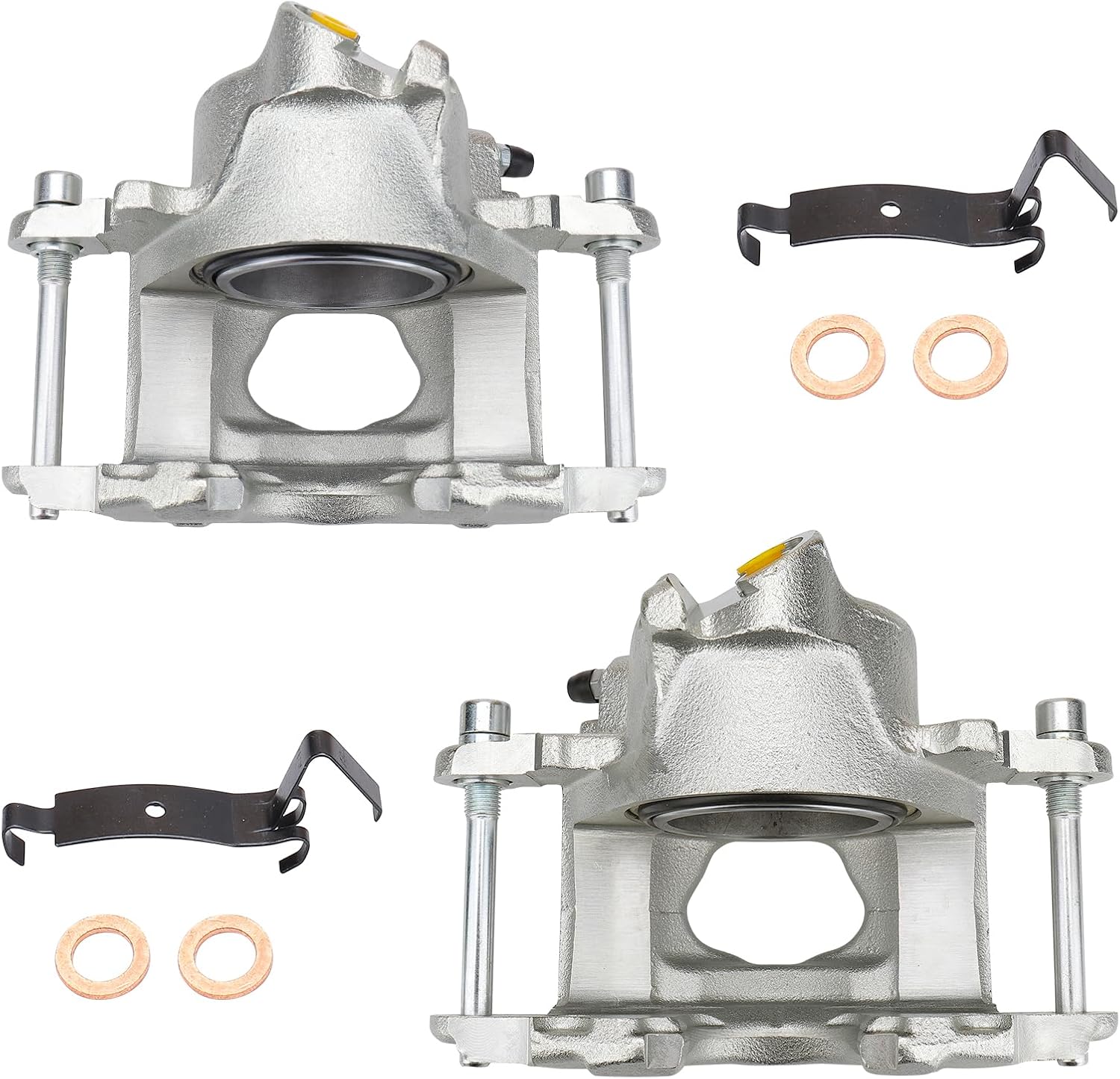 MAYASAF 18-4020 18-4021 Front Passenger & Driver Disc Brake Caliper Set for for Buick 1978 Riviera, 1978-1990 LeSabre, for Chevy 1978-1981 Camaro,1978-1996 Caprice, for Cadillac 1978-1979 Seville