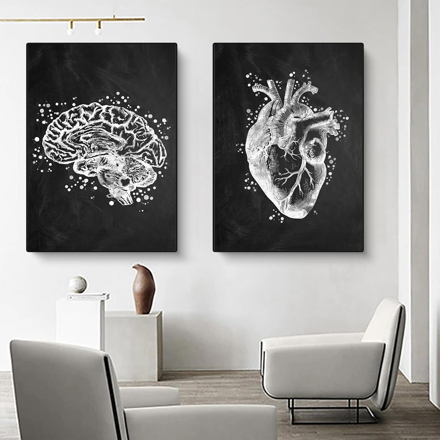 KAIDAARTLH Abstract Medicine Anatomy Poster, Organs Heart Brain Canvas Pictures - Image 4