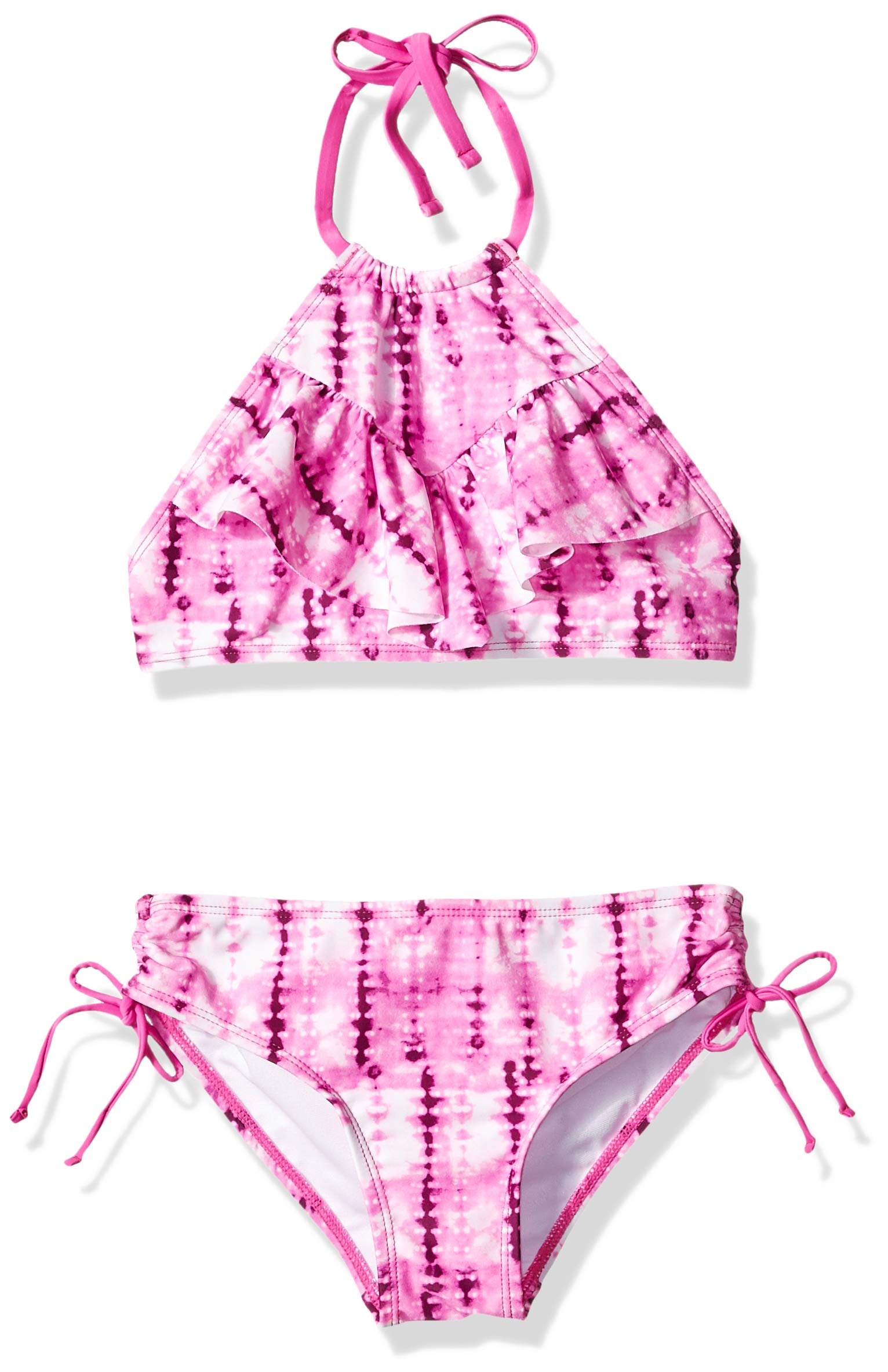 Kanu Surf Girls Morgan Ruffle Halter Bikini 2-Piece Swimsuit