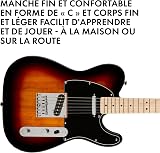 Squier by Fender Affinity Series Telecaster, E-Gitarre, Ahorngriffbrett, Schwarze Schlagplatte, 3-Tone Sunburst, Inklusive kostenloser virtueller Kurse auf Fender Play - 3