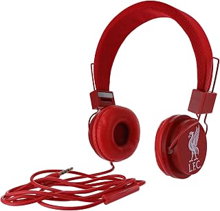 Liverpool FC LFC Red White Liverbird Headphones Headsets NWT Official