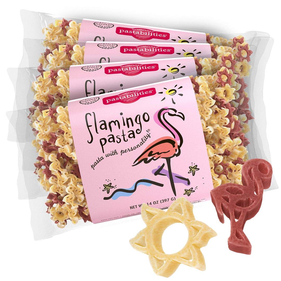 Pastabilities Flamingo Pasta, Fun Shaped Noodles for Kids