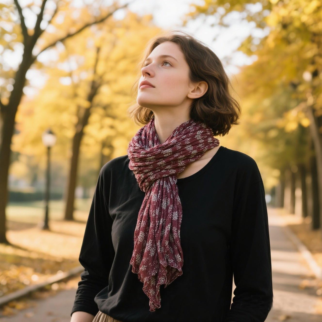 3 Packs Cotton Hemp Shawl Wrap Long Head Neck Scarf for Women and Men Lightweight Four Season Use - Image 4