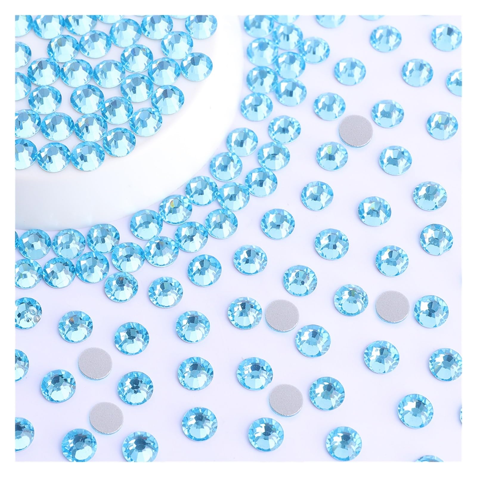 Glass Nail Art Rhinestones Glitter Round Flatback Crystal SS6 SS20 Manicure