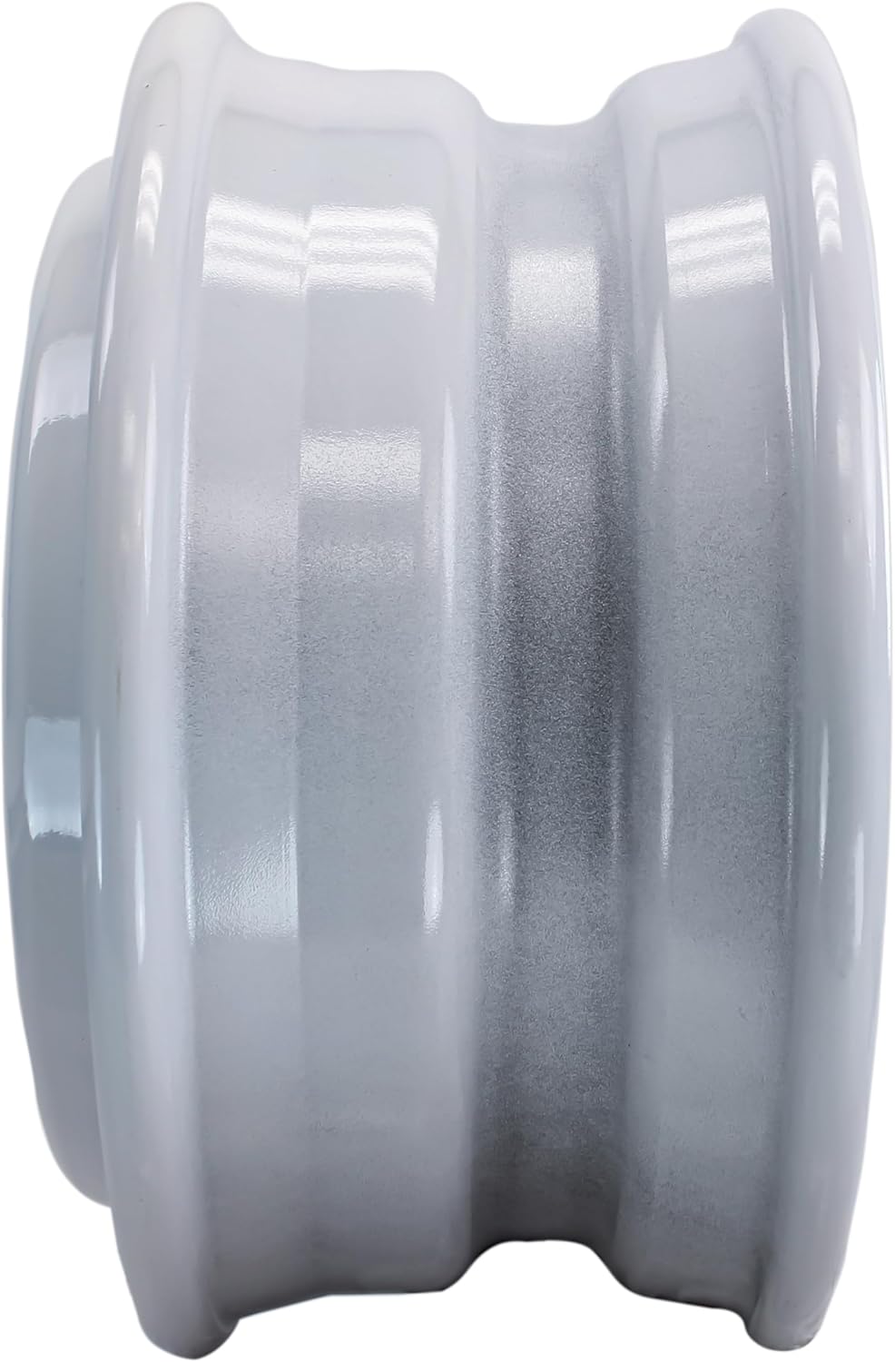 eCustomrim Trailer Wheel Dual 17.5X6.75 8 Lug On 275mm 8.77" Hub Piloted +/-5.59 Offset White Dually Rim
