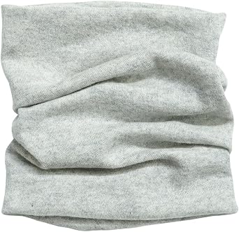 tittimitti 100% Cashmere Knitted Neck Gaiter Neck Warmer Loop Scarf for Men and Women.