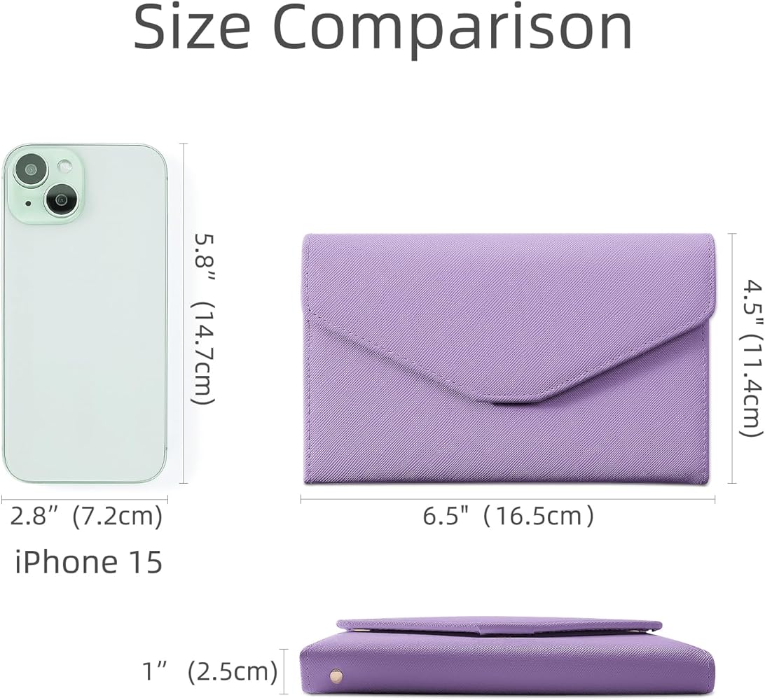 Zoppen Passport Holder Women/Men Mulit-Purpose RFID Blocking